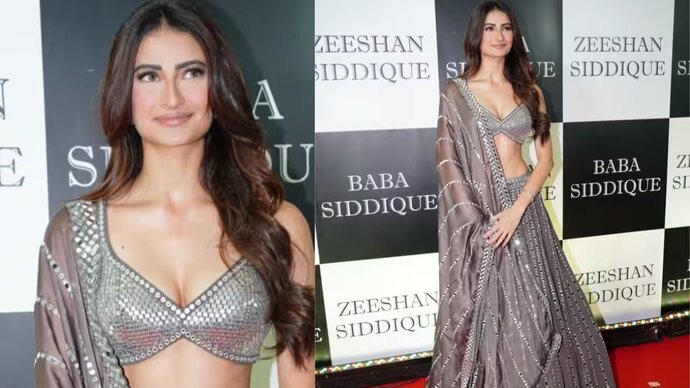 Palak Tiwari gets trolled for wearing a plunging neckline at Baba Siddique’s Iftaar Party; Watch